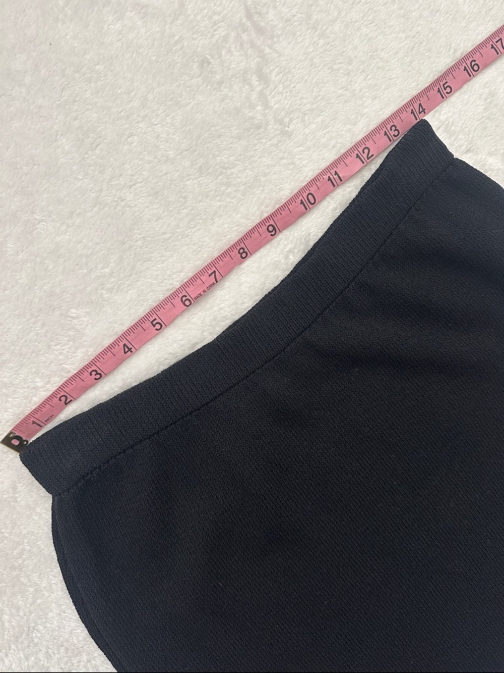 ST. JOHN Collection By Marie Gray Knit Black Tweed Pencil Skirt Size 6 USA - Picture 5 of 8